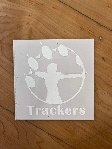 Trackers Sticker